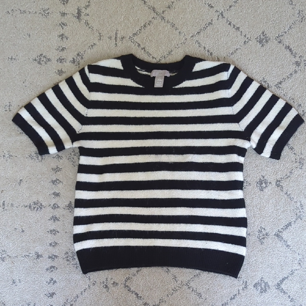 H&M Knit Striped Sweater Shirt